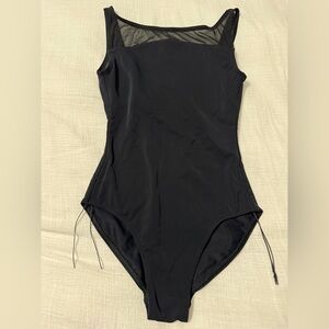 Nikolay Black Tank/Mesh Leotard (Girls L)